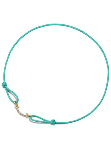 Smile Bracelet Yellow Gold Diamonds Tiffany Blue Cable 7100 DRT - TIFFANY & CO. - BALAAN 1