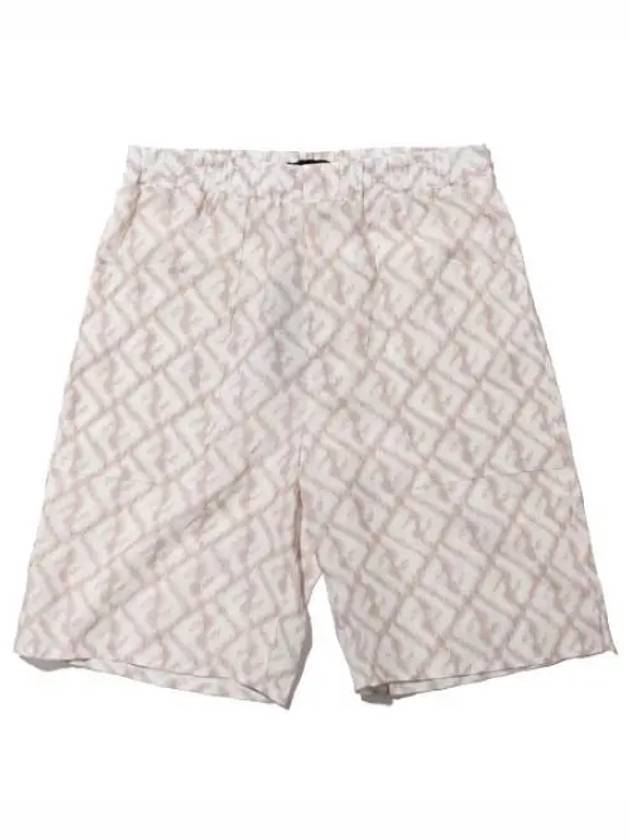 Linen Bermuda Pants Men s Shorts Short - FENDI - BALAAN 1