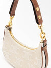 Triomphe Crochet Medium Ava Shoulder Bag Natural Tan - CELINE - BALAAN 3