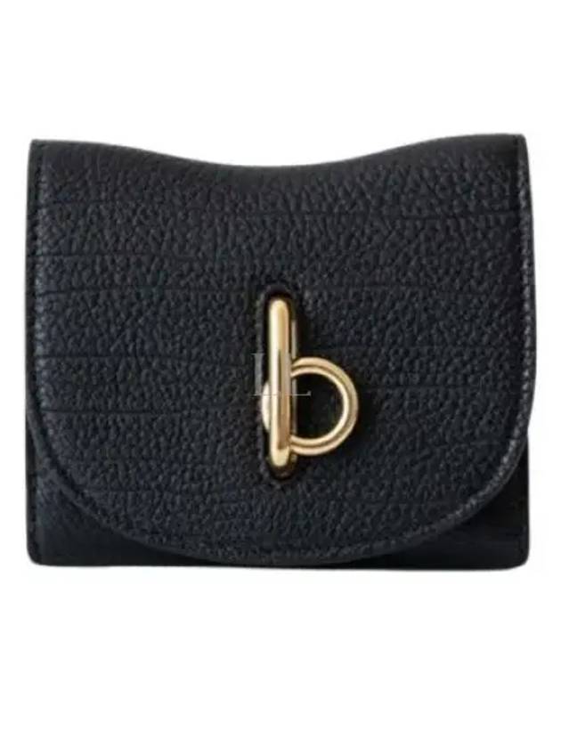 Rocking Horse Leather Half Wallet Black - BURBERRY - BALAAN 2