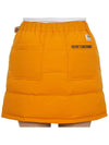 Women's Padded H-Line Skirt Orange - HORN GARMENT - BALAAN 8