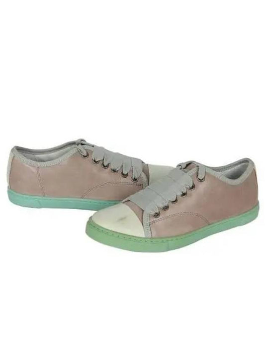 DP Sail Trainer Leather Women s Sneakers 270916 - LANVIN - BALAAN 1