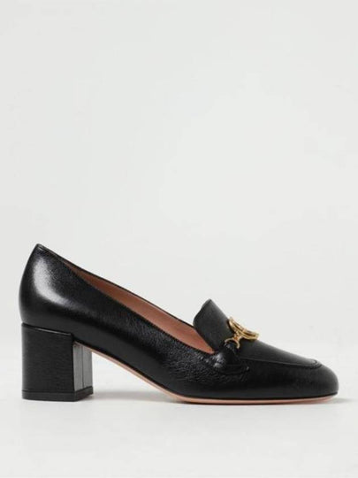 Ellyane Leather Pumps Heel Black - BALLY - BALAAN 2