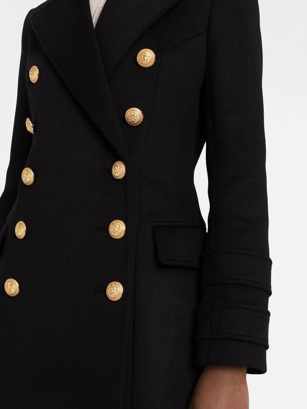 Balmain Coats Black - BALMAIN - BALAAN 6