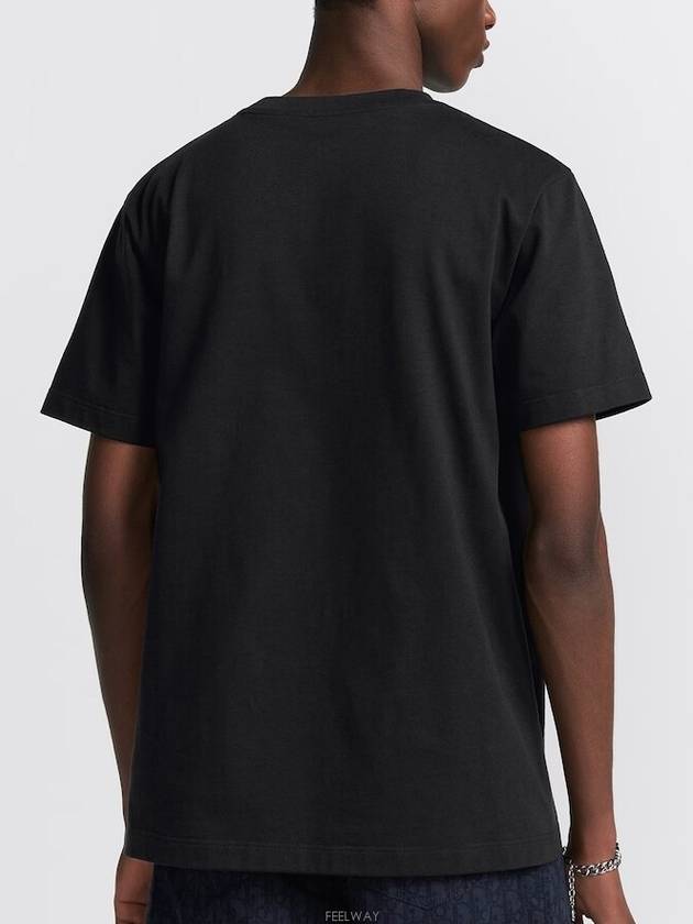 Handwritten Short Sleeve T-Shirt Black - DIOR - BALAAN 5