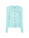 Bea Knit Cardigan Aqua - VIVIENNE WESTWOOD - BALAAN 2