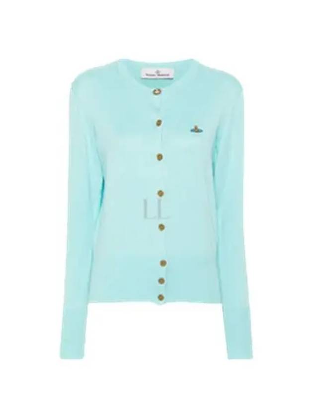 Bea Knit Cardigan Aqua - VIVIENNE WESTWOOD - BALAAN 2