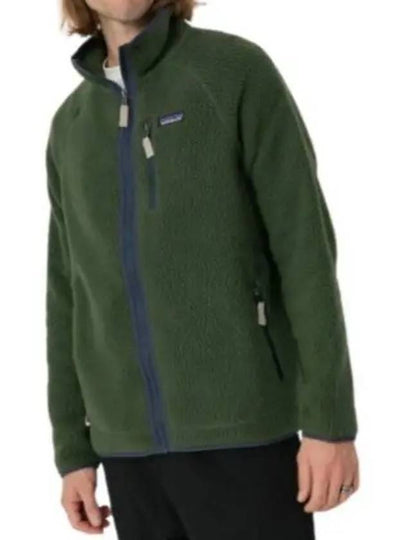 Fleece Retro Zip-Up Jacket Green - PATAGONIA - BALAAN 2