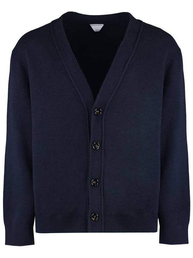 Classic Cashmere Cardigan Navy - BOTTEGA VENETA - BALAAN 2