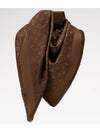 Monogram Classic Wool Silk Scarf Brown - LOUIS VUITTON - BALAAN 3