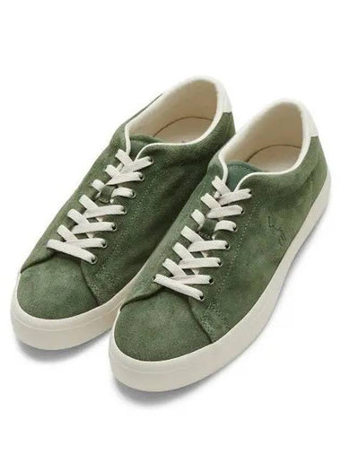 Longwood suede sneakers green - POLO RALPH LAUREN - BALAAN 1