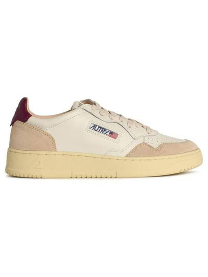 Medalist leather low top sneakers white fuchsia - AUTRY - BALAAN 2