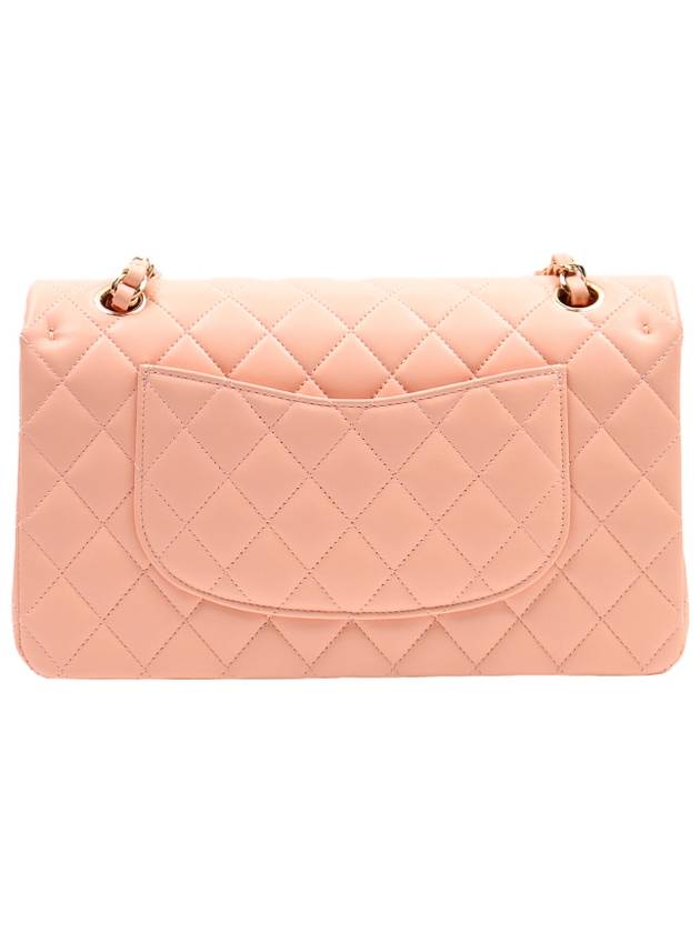 Classic Lambskin Medium Shoulder Bag Peach - CHANEL - BALAAN 5