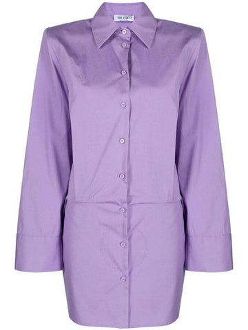 The Attico Ladies Light Purple Margot Mini Dress, Brand Size 40 (US Size 6) - THE ATTICO - BALAAN 1