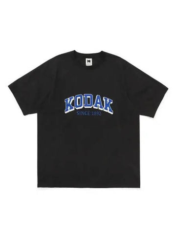 KODAK Obig Writer Worthing Woven Short Sleeve T Shirt BLACK - KODO - BALAAN 1