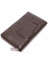 Cassette Zipper Around Long Wallet Brown - BOTTEGA VENETA - BALAAN 6