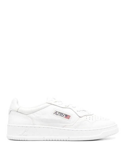 Medalist Logo Patch Low Top Sneakers White - AUTRY - BALAAN 2