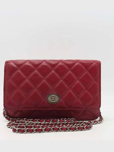 red crossbody bag - CHANEL - BALAAN 1