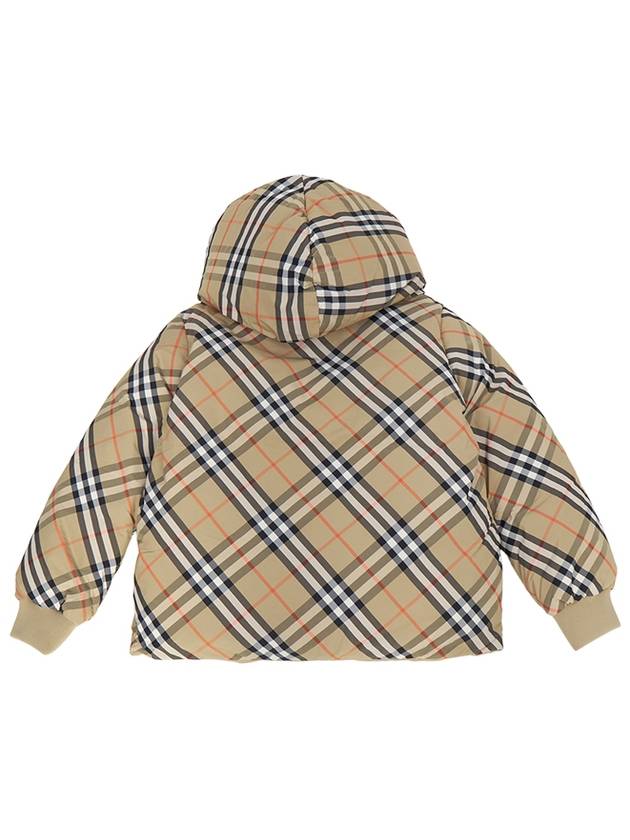 Kids Reversible Check Padded Sand - BURBERRY - BALAAN 5