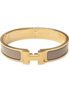 H700001F O19 Click Ash GM Brave Slit Rose Gold Marron Glace Women’s Bracelet TRM - HERMES - BALAAN 1