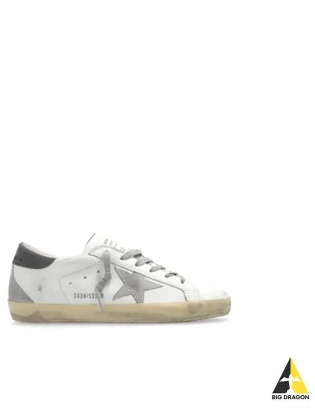 Superstar Leather Low Top Sneakers Grey White - GOLDEN GOOSE - BALAAN 2