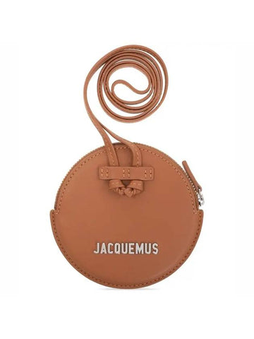 Le Pitchou Round Coin Purse Brown - JACQUEMUS - BALAAN 1