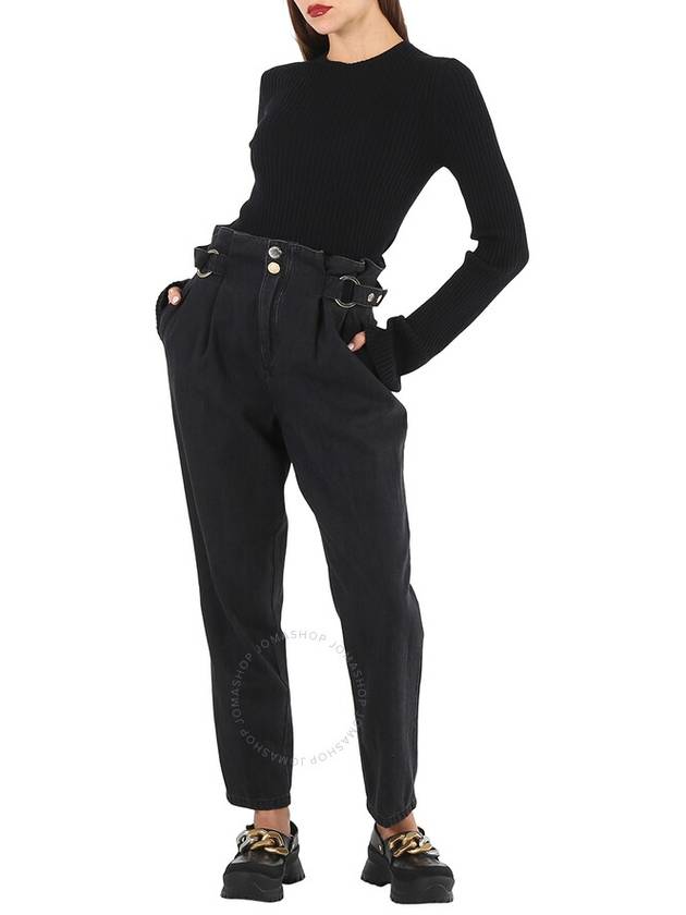 Pinko Black Cara High Waist Jeans, Waist Size 27" - PINKO - BALAAN 3