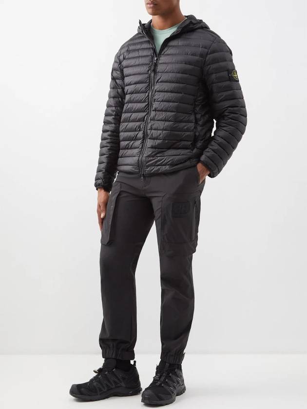 Loom Woven Chambers R-Nylon Down-TC Packable Jacket Black - STONE ISLAND - BALAAN 6