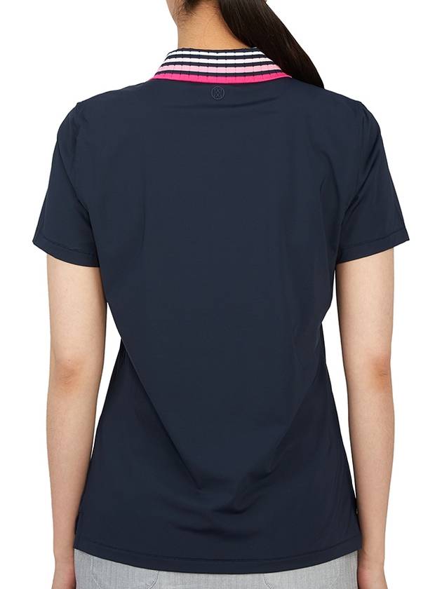 LF Golf PLEATED COLLAR POLO LF22K132 TWILIGHT Women's Pleated Collar Polo - G/FORE - BALAAN 5