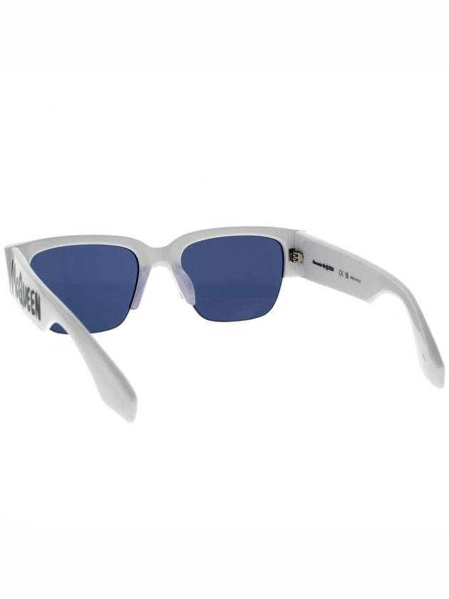 Sunglasses AM0405S 004 White - ALEXANDER MCQUEEN - BALAAN 5