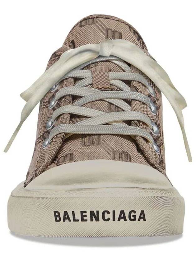 BB Monogram Low-Top Sneakers Grey - BALENCIAGA - BALAAN 8