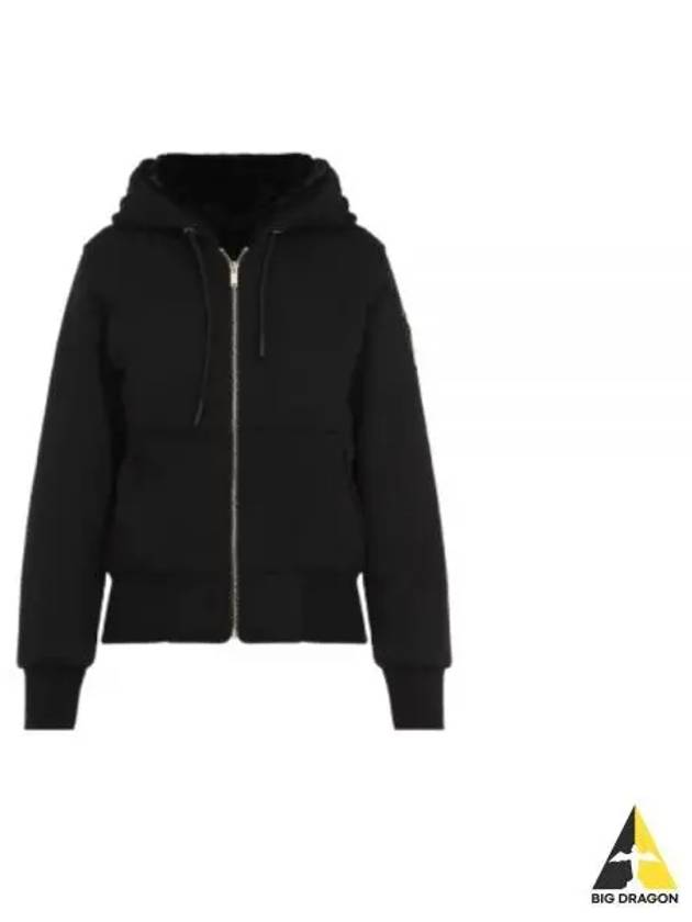 Madison Bunny Gold Hooded Jacket Black - MOOSE KNUCKLES - BALAAN 2