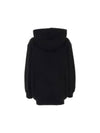 Oversized Embroidered Curb Hoodie Black - LANVIN - BALAAN 3