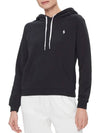 Embroidery Logo Hoodie Black - POLO RALPH LAUREN - BALAAN 2