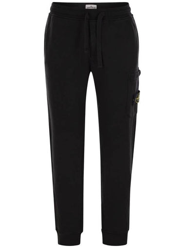 Cotton trousers with drawstring - STONE ISLAND - BALAAN 1