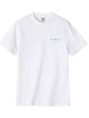 Wimbledon Logo Cotton Short Sleeve T-Shirt White - SPORTY & RICH - BALAAN 5