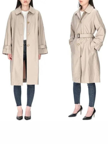 The Cube FTRENCH 2419021084600 013 Twill Trench Coat Coat 992375 - MAX MARA - BALAAN 1