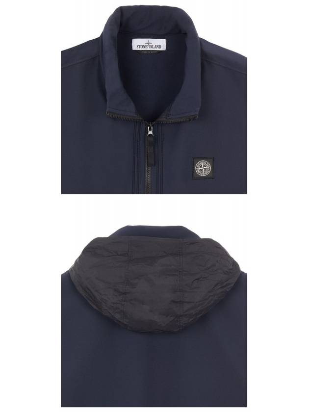 Logo Patch Softshell Vest Navy - STONE ISLAND - BALAAN 6