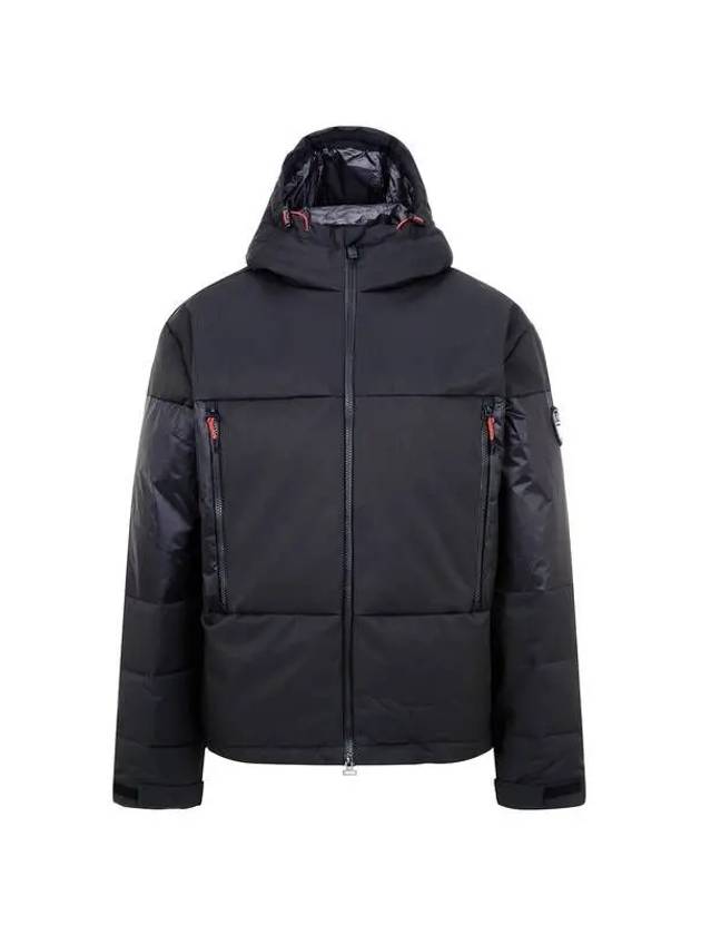 Men s EA7 Ripstop Patch Padded Jacket Black 270978 - EMPORIO ARMANI - BALAAN 1