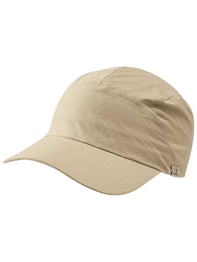 Plain Paper Touch Ball Cap Beige - CP COMPANY - BALAAN 1