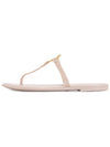 Roxanne Jelly Logo Flip Flops Meadowsweet - TORY BURCH - BALAAN 4