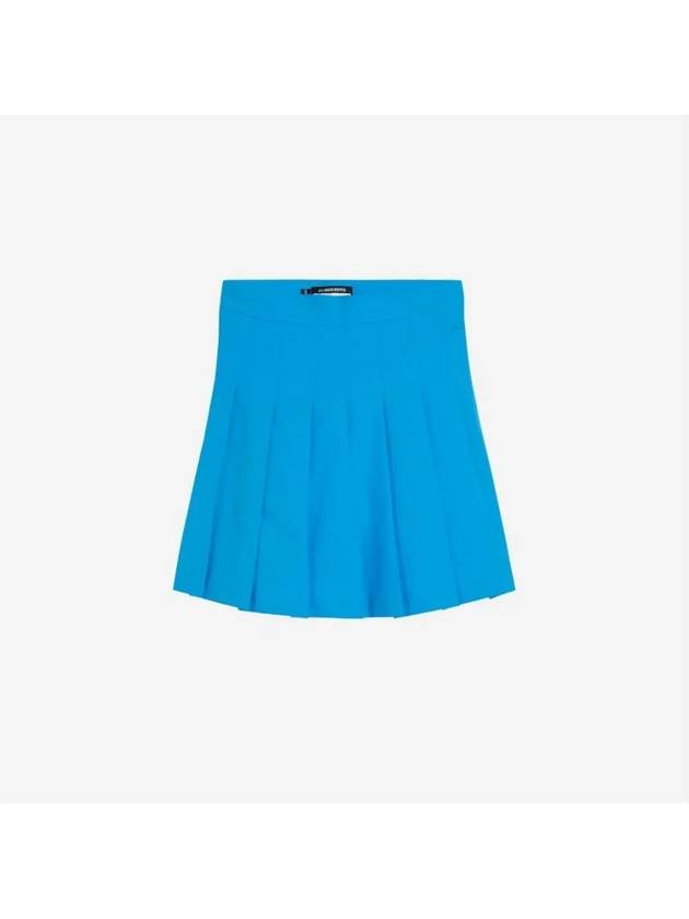 Women's Adina Golf Skirt Brilliant Blue - J.LINDEBERG - BALAAN 2