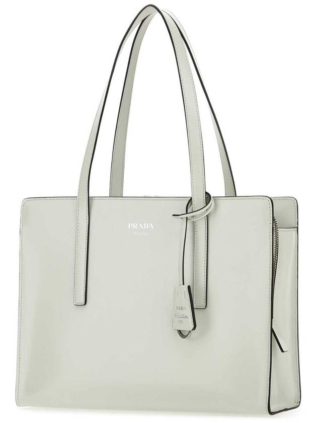 Re-Edition 1995 Brushed Leather Medium Handbag White - PRADA - BALAAN 3