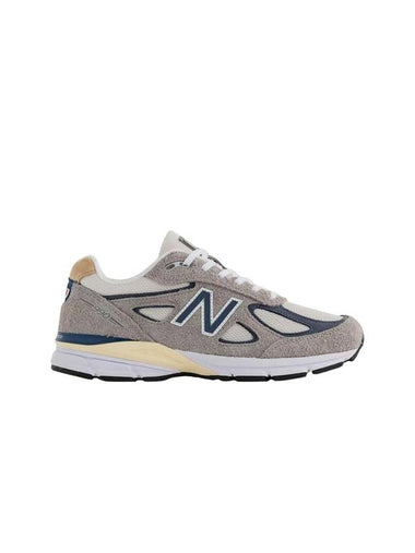 990v4 Low Top Sneakers Grey - NEW BALANCE - BALAAN 1