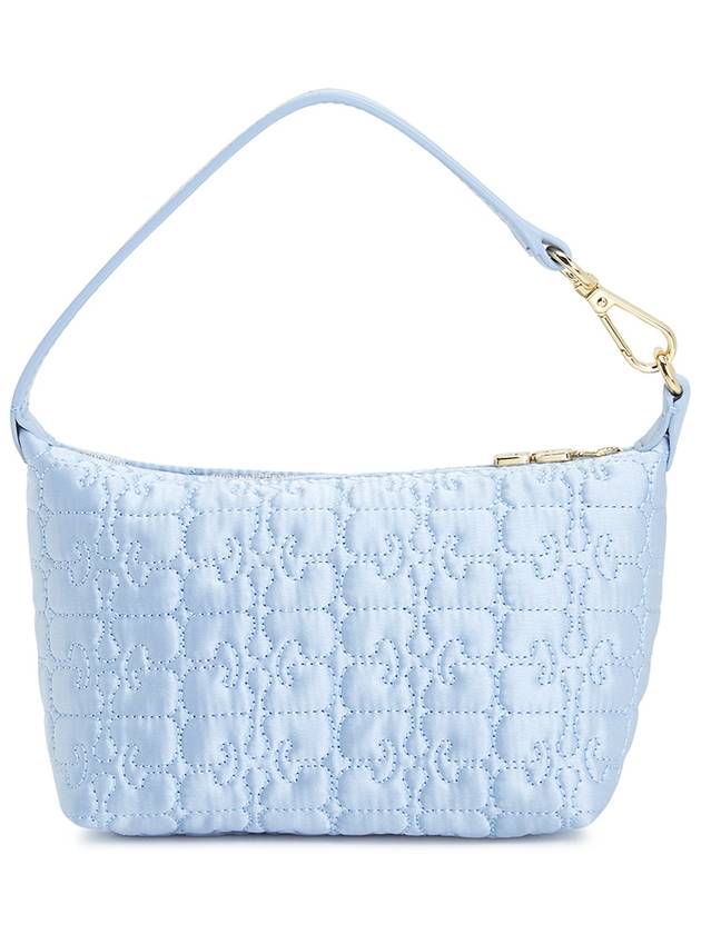 Butterfly Top Handle Bag Light Blue - GANNI - BALAAN 4