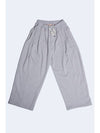 WIDE FIT TWO TUCK PLEATS SWEAT PANTSGRAY - DON’T ASK MY PLAN - BALAAN 1