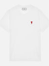 23SS Small Heart Logo T-Shirt BFUTS001 724001 - AMI - BALAAN 4