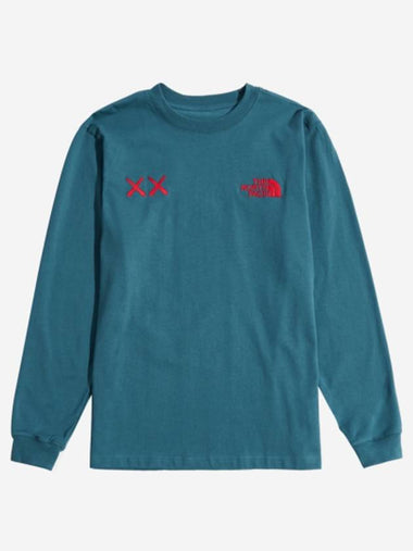 x Cows Long Sleeve TShirt Mallard Blue - THE NORTH FACE - BALAAN 1