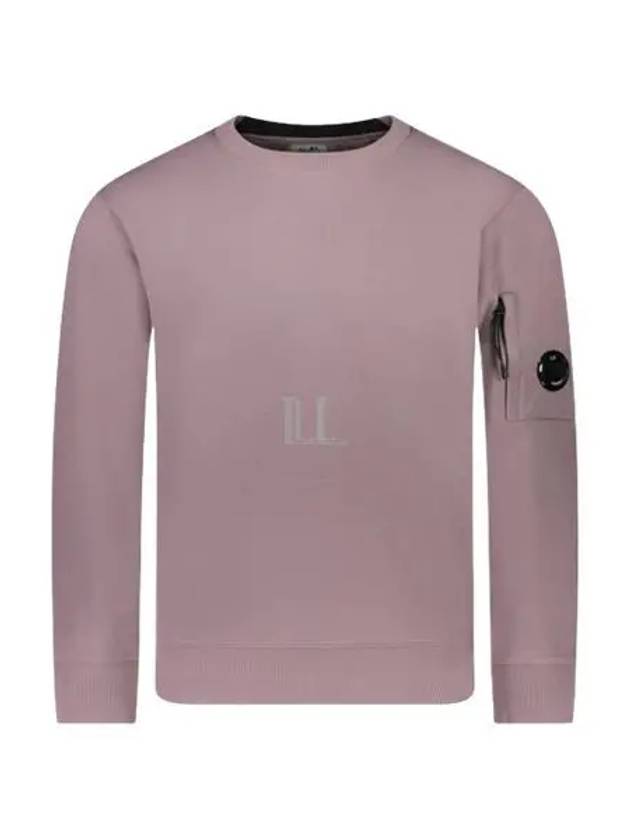 Diagonal Raised Fleece Lens Sweatshirt Purple - CP COMPANY - BALAAN 2