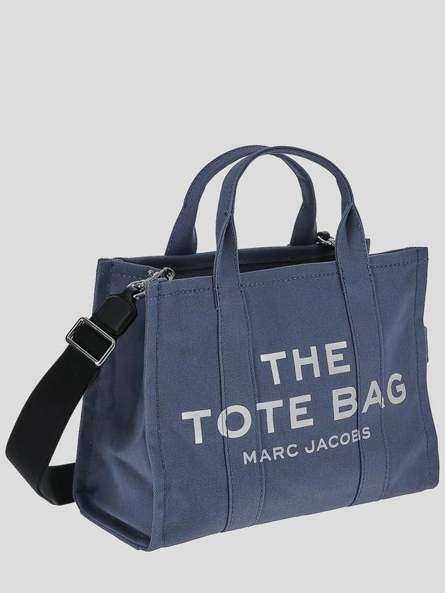 Logo Medium Canvas Tote Bag Blue - MARC JACOBS - BALAAN 3